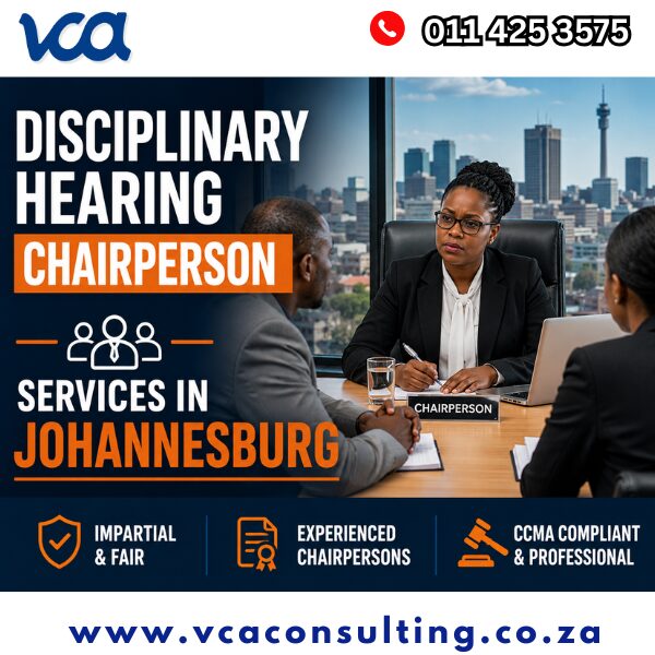 Disciplinary Hearing Chairperson Services in Johannesburg